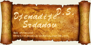 Đenadije Srdanov vizit kartica